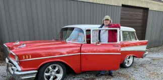 001 ’57 Chevrolet station wagon