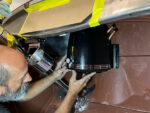 01 Geoff Jones of Hot Rods by Dean is reading the installation instructions of the Vintage Air Streamline Heater