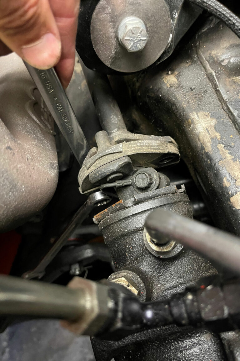 Quick Ratio Steering Box Install