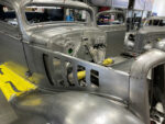 06 Notice the openings cut in the hood side in preparation for fitting the precisely contoured vent doors