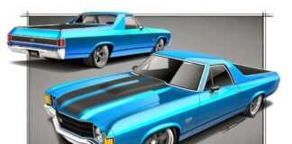001 1972 chevy el camino rendering
