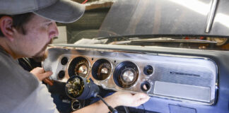 001 Dakota Digital RTX gauge system is the perfect fit for our early Chevelle