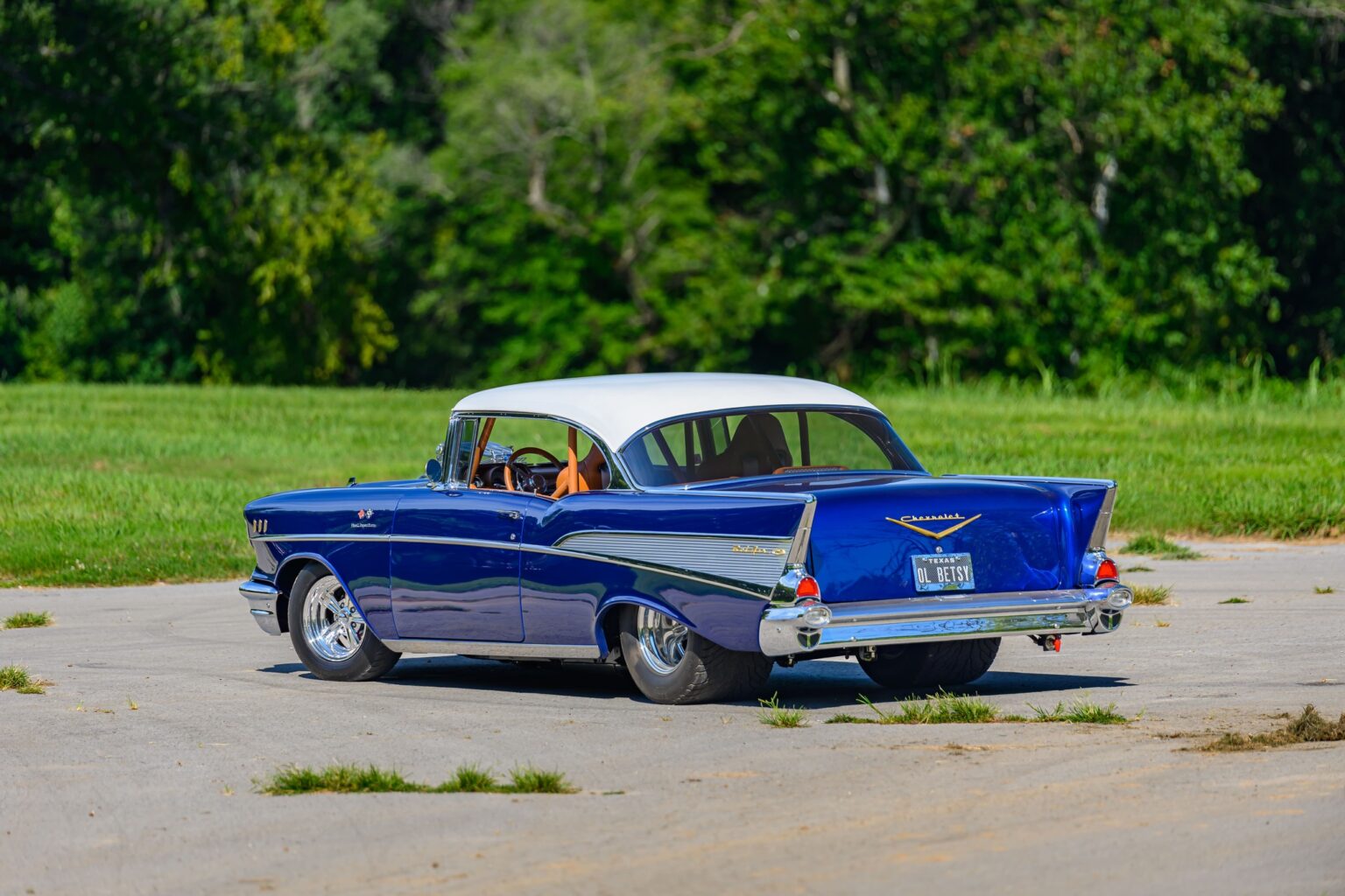 Pro Street Emblems 1,400 HP 1957 Chevy Bel Air 2 Door Pro Street