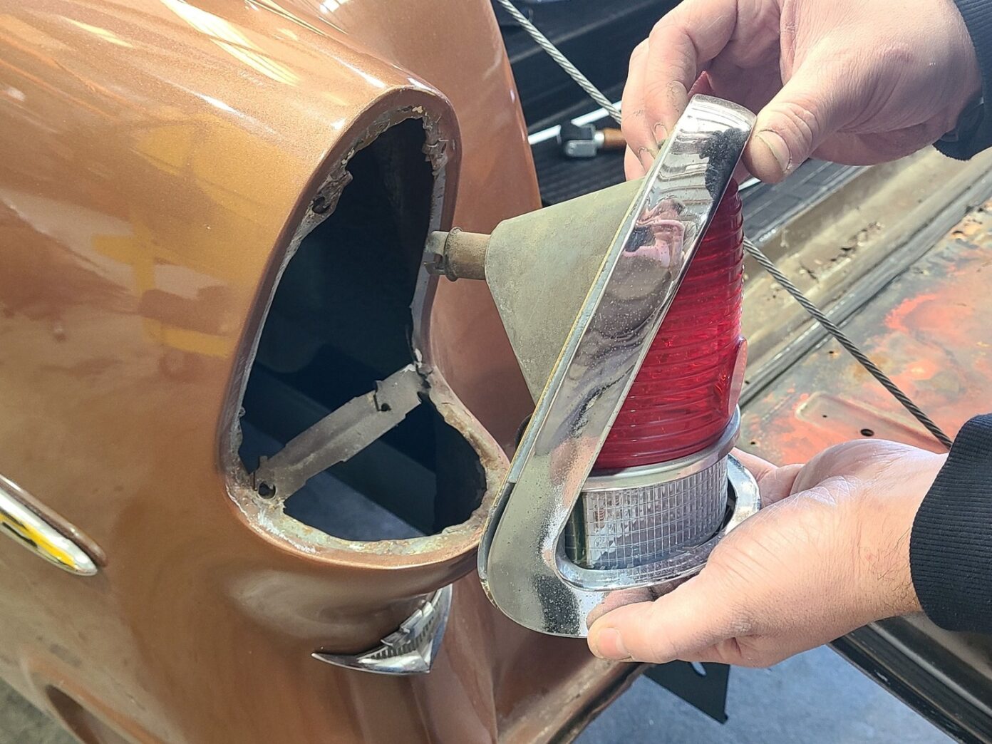 OER 1955 Chevrolet Bel Air, 150, 210, Nomad, Headlamp Bezels, with Gaskets, Pair TF400000 OER 1955 Chevrolet Bel Air, 150, 210, Nomad, Headlamp Bezels, with Gaskets, Pair TF400000