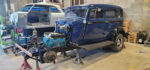 01 Terry Thompson’s 1934 Chrysler sedan had been updated with disc brakes tube shocks and a steering box change sometime in the past