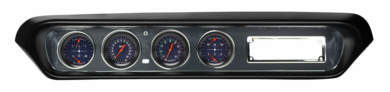 02 Classic Instruments announces its new ’64 67 GTO direct fit package is an all electric cluster