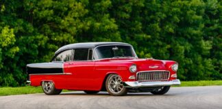 002 v10 ls powered 1955 chevy 210 street machine