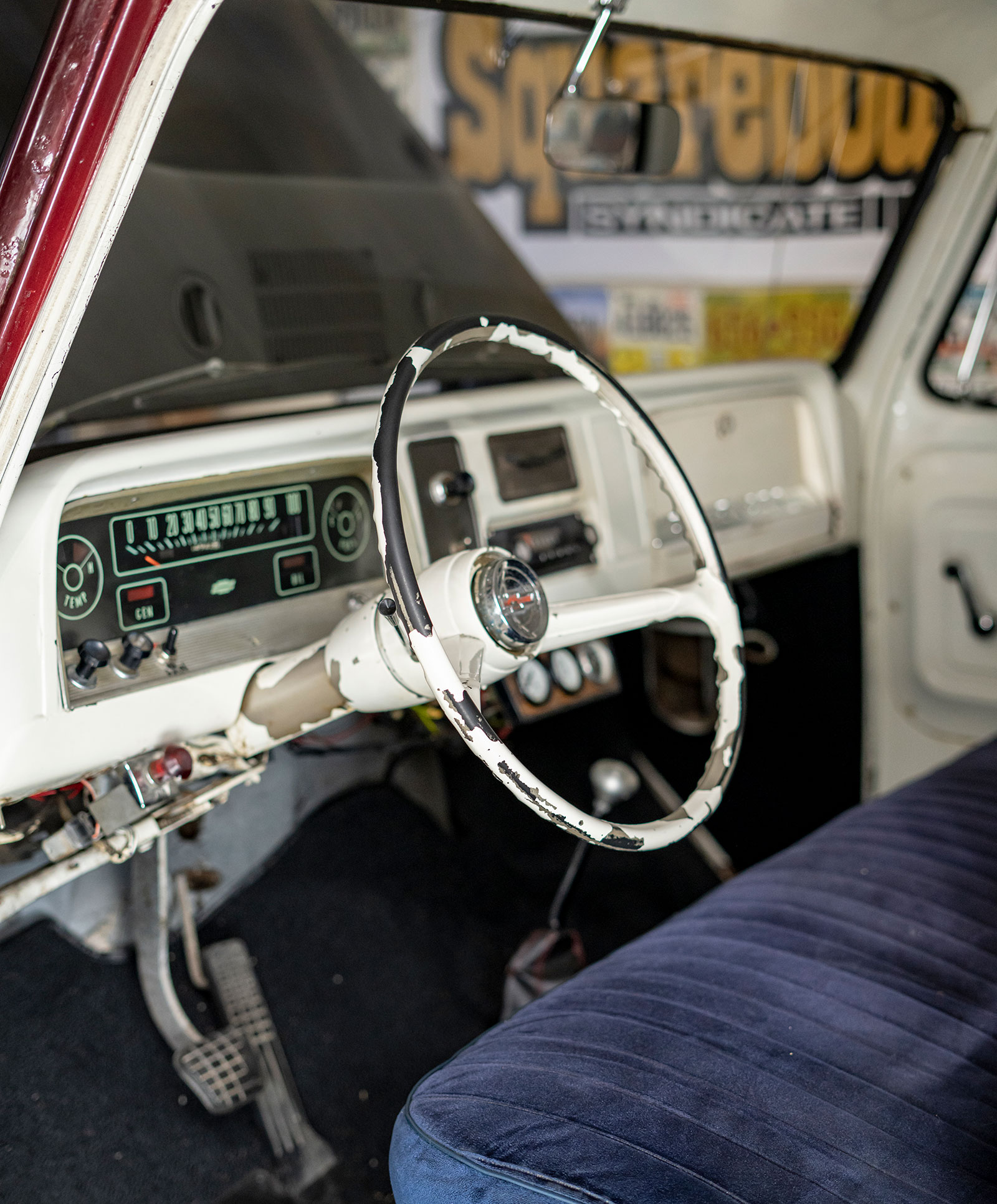 Chevy c10 deals steering wheel