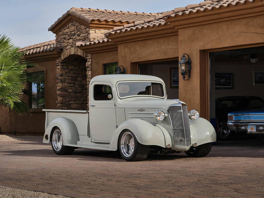 1937 Chevy Pickup With Street Rod Style