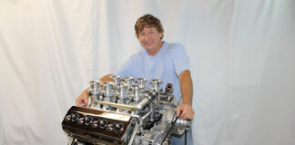 001 Veteran engine builder Donnie Anderson was responsible for fabricating many of the special engine components