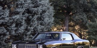 002 1971 chevy monte carlo black full restoration