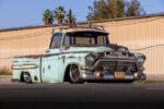 01 Apache Fleetside bed added to the 1957 GMC