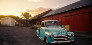 01 Euro Spec 1950 Chevy Truck showcasing timeless design