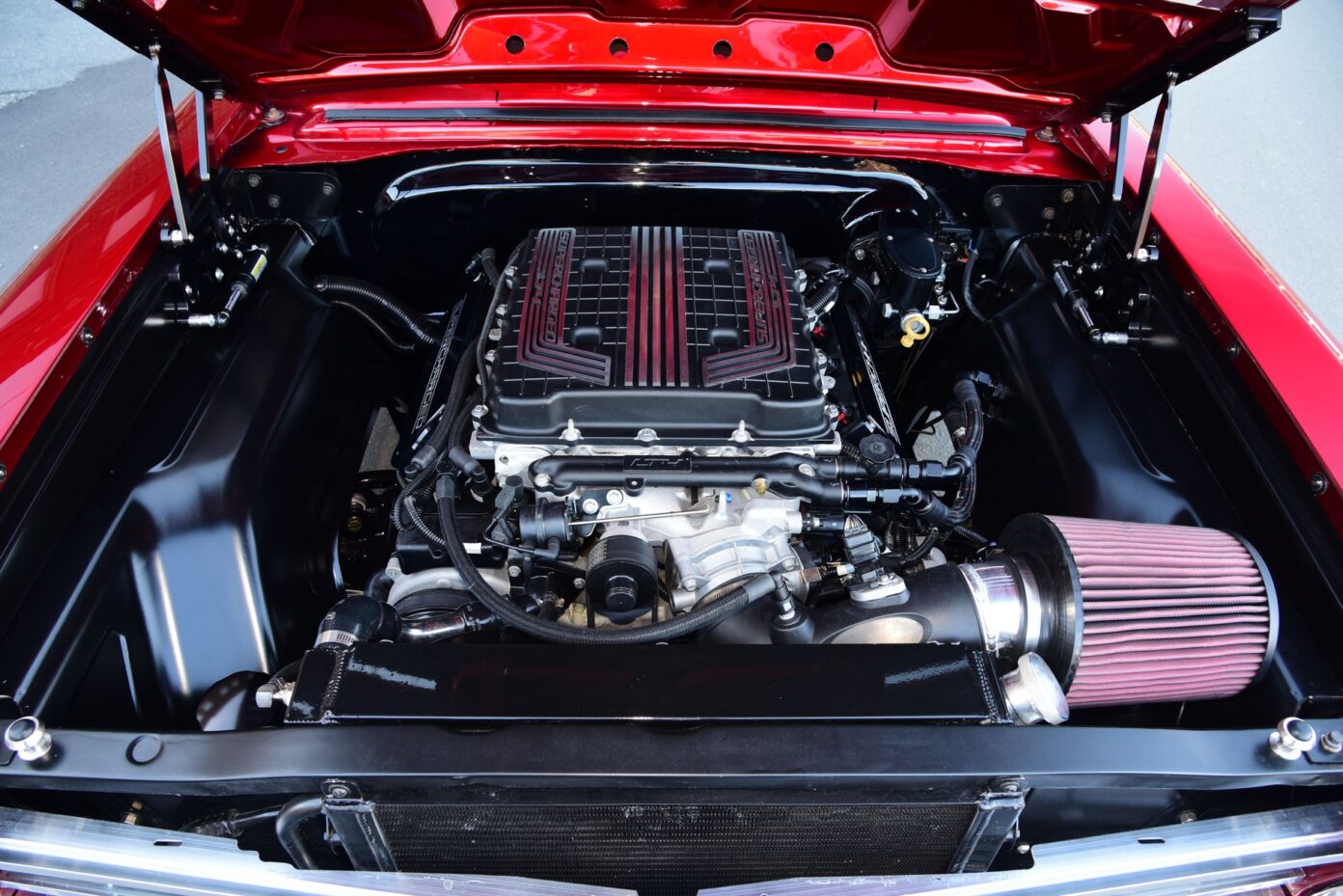 Supercharged Chevrolet Performance LT4 Engine 1966 Nova