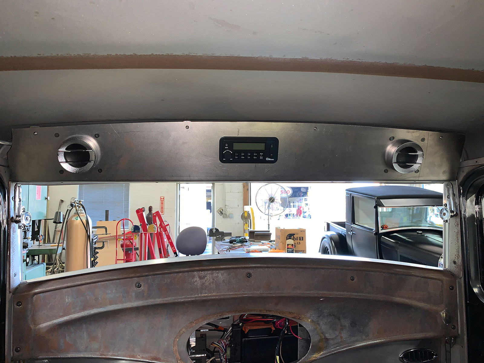 21 One final mockup gives us an idea of how the overhead dash will look when it’s complete