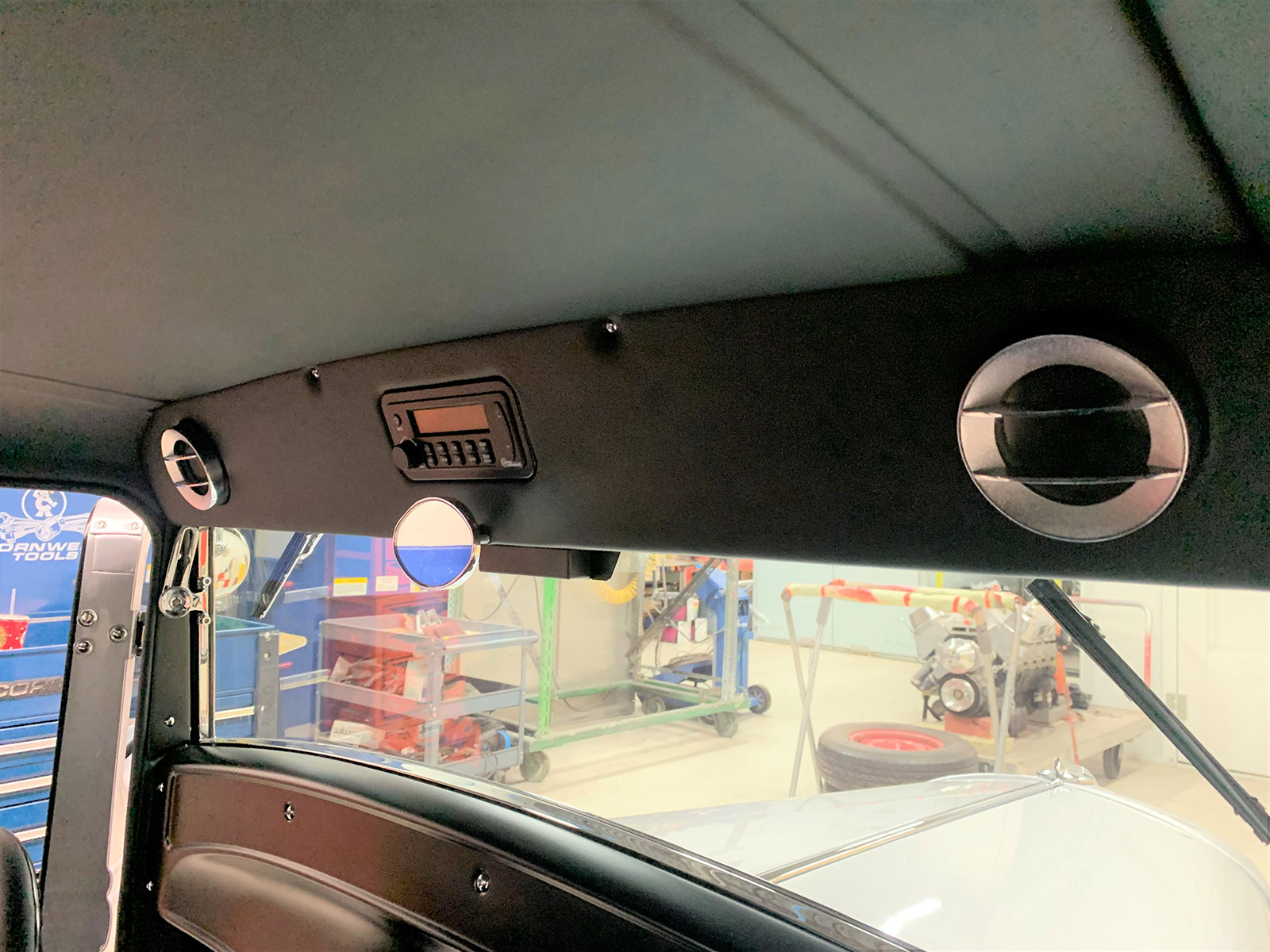 23 This upper dash is a simple solution for any hot rod with space constraints