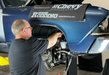 01 Gary Nelson overseeing the coilover installation on a 69 Chevelle