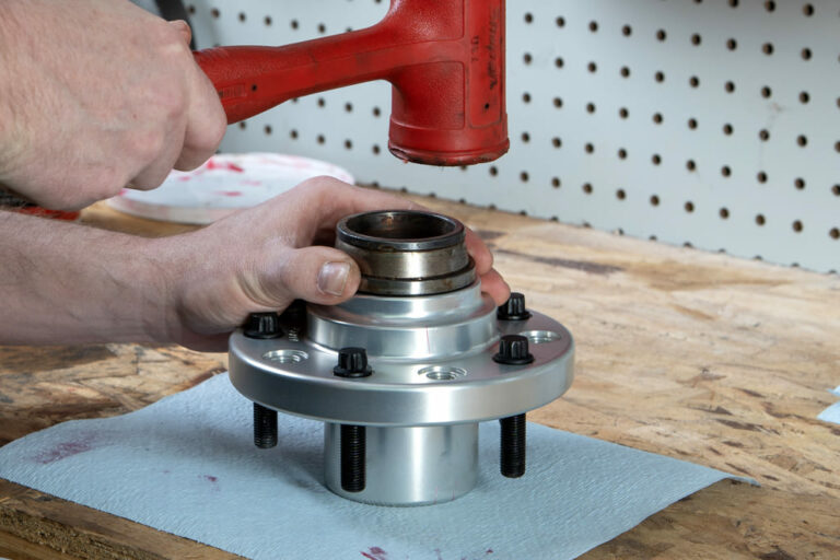We use CPP’s Minimum Offset Brake Kit on a 1963 Chevy Impala