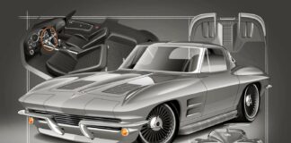 001 1963 corvette rendering