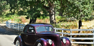 01 Vintage 1938 Ford Coupe a popular model among hot rodders