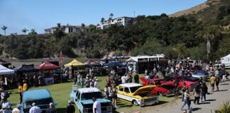 Classic Trucks in a row 2023 SLO Down 23