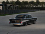 01 Stunning black 1957 Chevy Bel Air