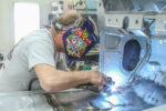 01 Patience is key during a sheet metal welding project for a 1964 Pontiac LeMans convertible restoration