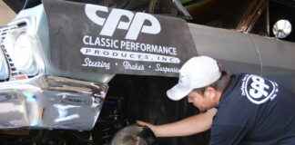01 Vintage Chevrolet car equipped with a CPP disc brake conversion kit
