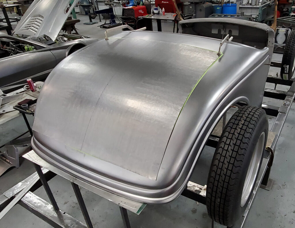 Eckold Bodywork Example Intricate Fabrication On Myers’ Fenderless Ford Roadster