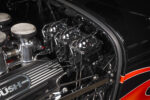 06 Chrome engine close up with air filters on a 1932 Ford vintage vehicle