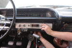 01 Vintage 1963 Impala with a high tech Custom Autosound stereo