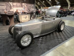 01 Rad Rides booth showcasing a contender for America s Most Beautiful Roadster award at the 2024 Grand National Roadster Show