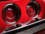 021 Close up of round taillights on a 1970 Camaro