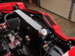 023 Engine bay of a 1970 Camaro featuring chrome details