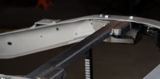 001 started the install of our new Speedway Motors G Comp rear suspension