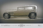 Part 3: Building a One-of-a-Kind Model A Sedan 01 1930 ford channeled sedan eric black artwork