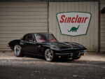 001 1966 Chevrolet Corvette black with red interior custom restomod