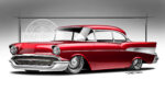 001 1957 chevy rendering