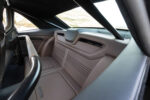 014 Rear seat view in 1969 Camaro with custom upholstery and integrated roll cage