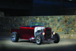 02 Front view of a 1932 Ford Roadster pickup featuring a polished grille and exposed engine components