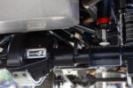 12 Undercarriage of 1972 Chevy K10 featuring RS4 axle housing heavy duty diff cover and Fox performance suspension components