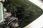 16 1967 Ford Mustang Fastback engine bay with dual black reservoirs for clean fluid management