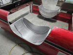 18 Curved bed floor panel with embossed ribs designed for Chevy OBS truck build