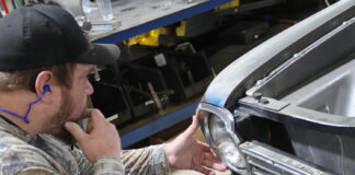 001 1963 Chevy Nova headlight bezel restoration process step by step