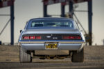 008 1969 Chevy Camaro’s rear diffuser and chrome bumper detail reflect its blend of classic and modern design elements