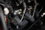 010 1970 Chevy Chevelle plug wires detail with modern performance parts complementing classic restoration