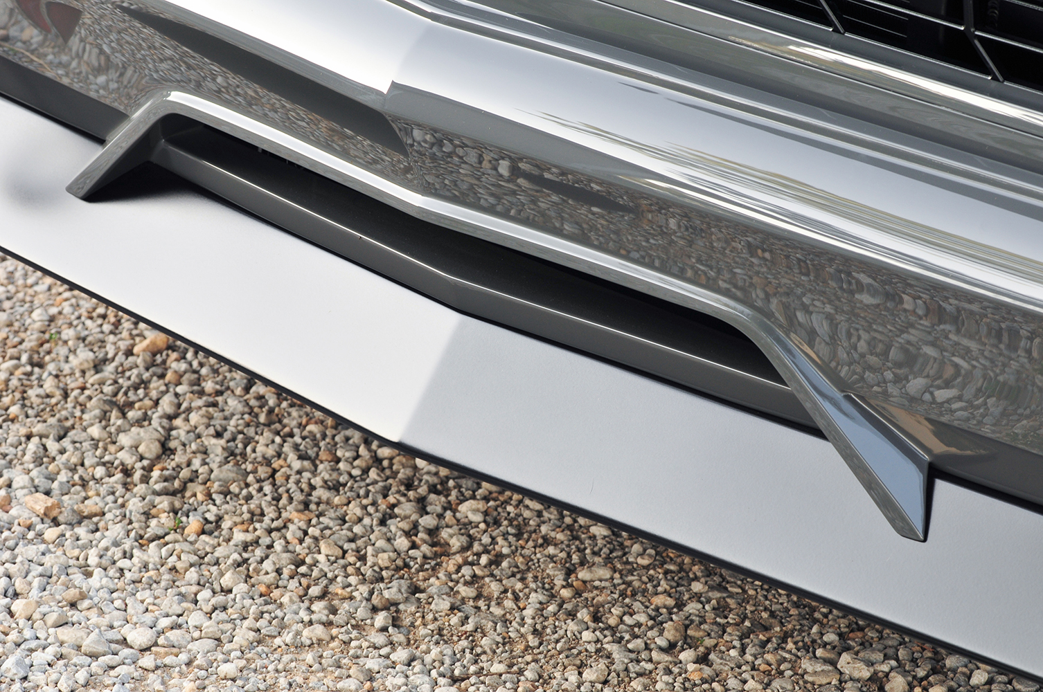 017 1967 Chevy Nova front splitter emphasizes a performance focused design with aerodynamic styling and aggressive stance