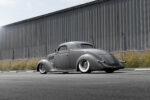 04 1936 Ford hot rod rear view smoothed trunk custom taillights lowered suspension whitewalls