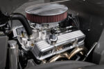 07 1936 Ford detailed engine bay small block V8 finned valve covers polished intake headers