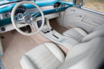 15 1955 Chevy Bel Air modernized dash teal and chrome accents